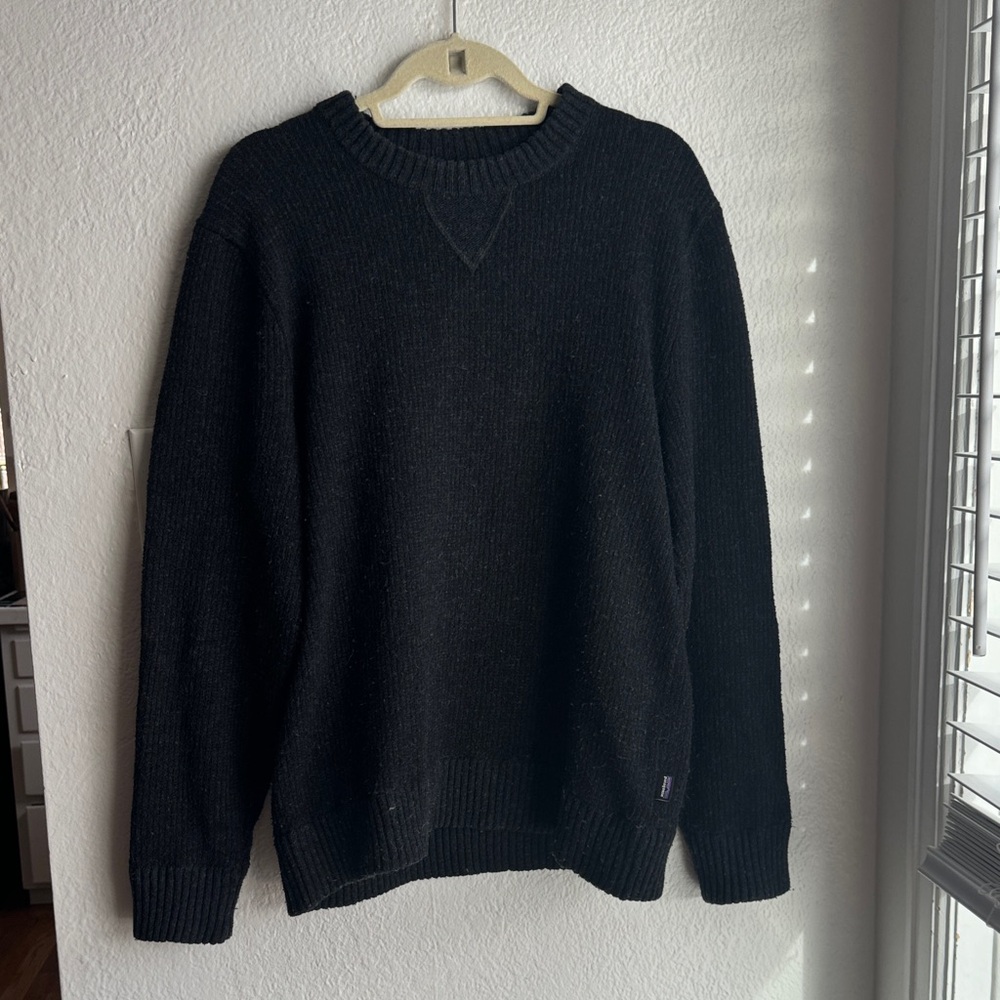 Patagonia Dark Gray Crewneck Sweater Gorpcore